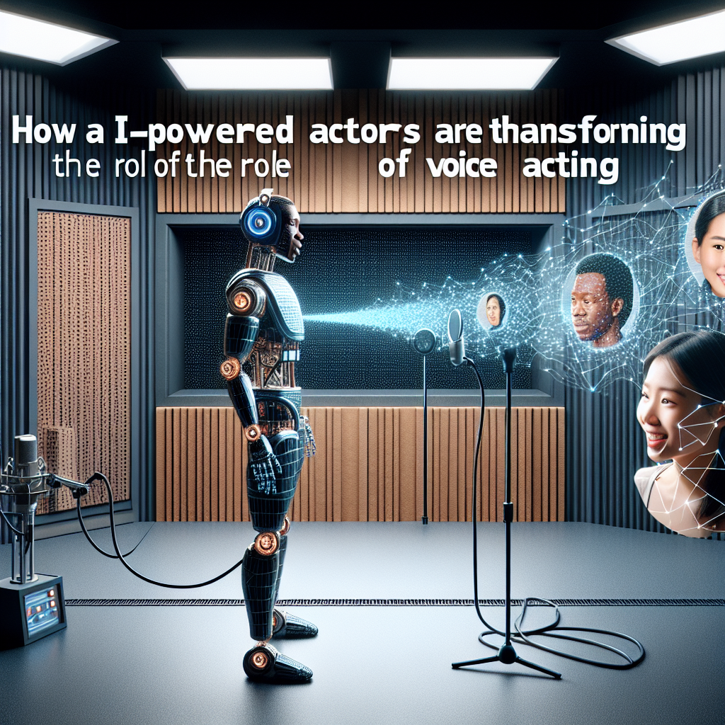 How AI-Powered Actors Are Transforming the Role of Voice Acting